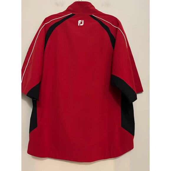 FOOTJOY Tour Collection DryJoys Half Sleeve Waterproof Golf Jacket Pullover Med - Picture 2 of 8